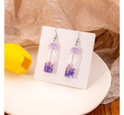 Wish Bottle Drop Earring