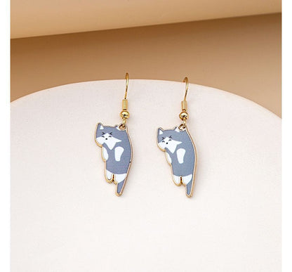 Cat Drop Earring