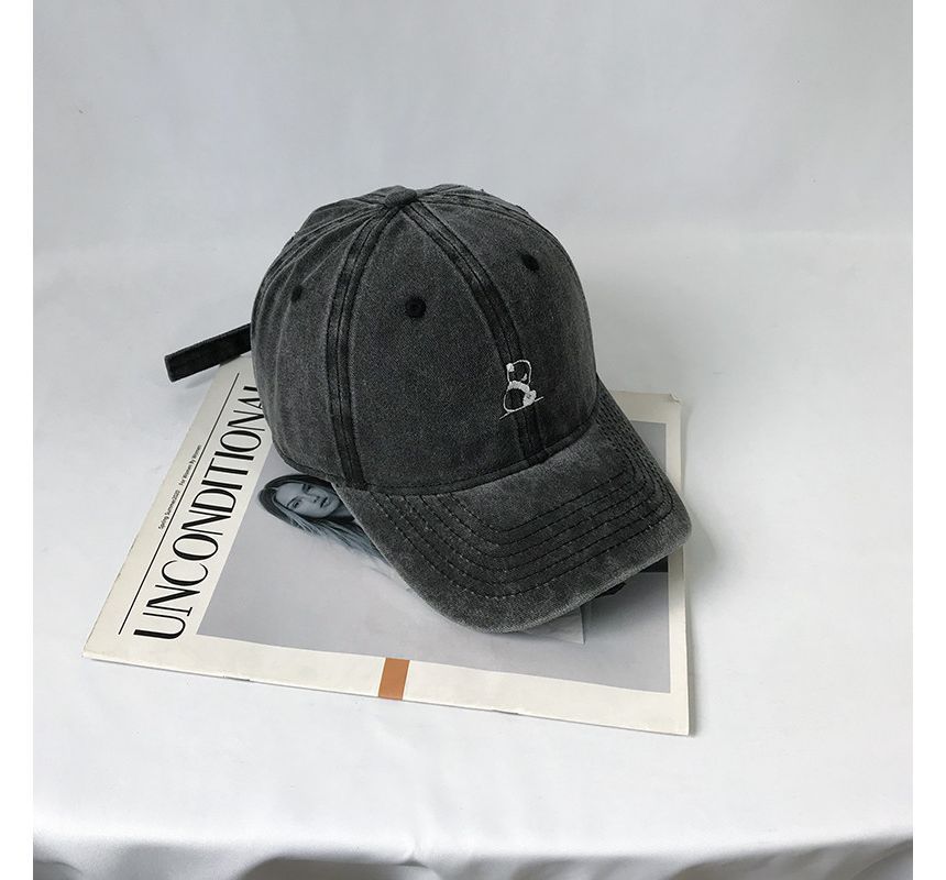 Panda Baseball Cap Embroidered
