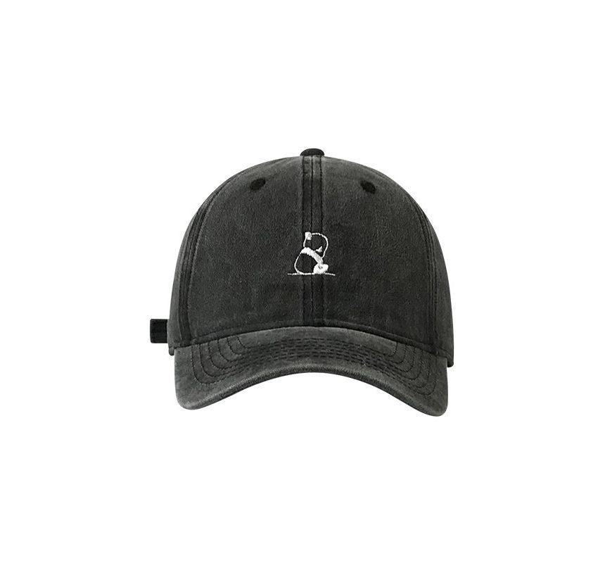 Panda Baseball Cap Embroidered