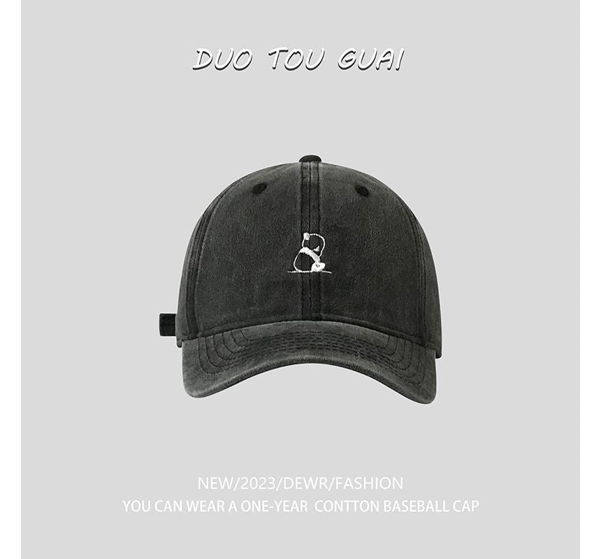 Panda Baseball Cap Embroidered