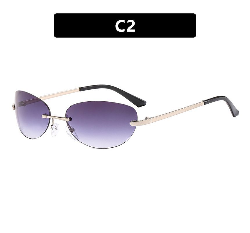 Frameless Metal Sunglasses