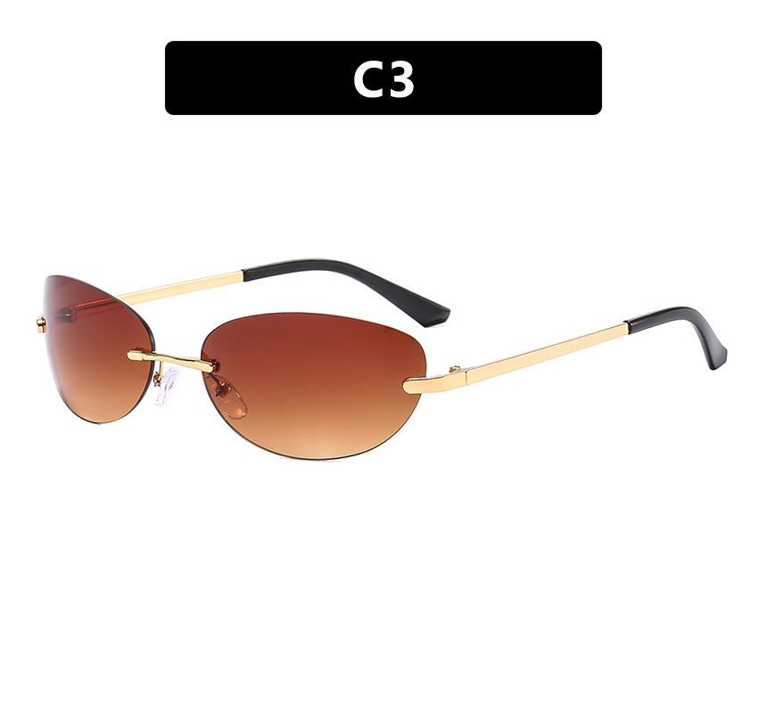 Frameless Metal Sunglasses