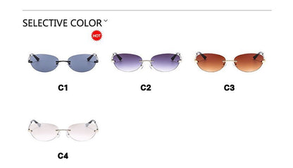 Sunglasses Metal Frameless