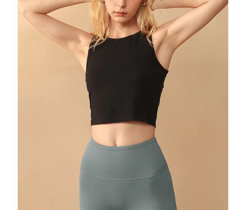 Plain Tank Crop Top