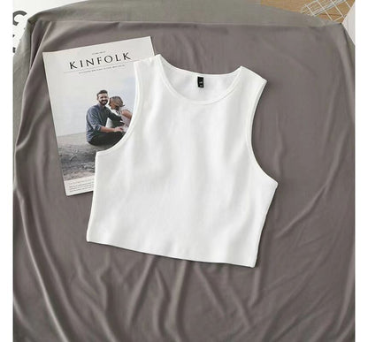 Plain Tank Crop Top