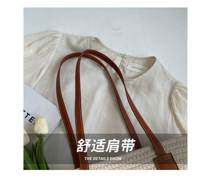 Straw Tote Bag