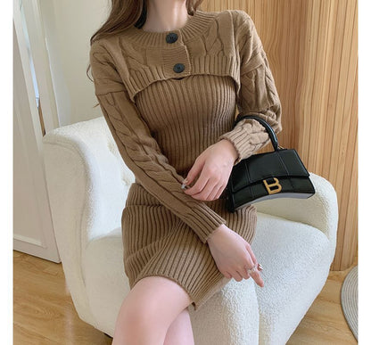 Cardigan Cropped Plain