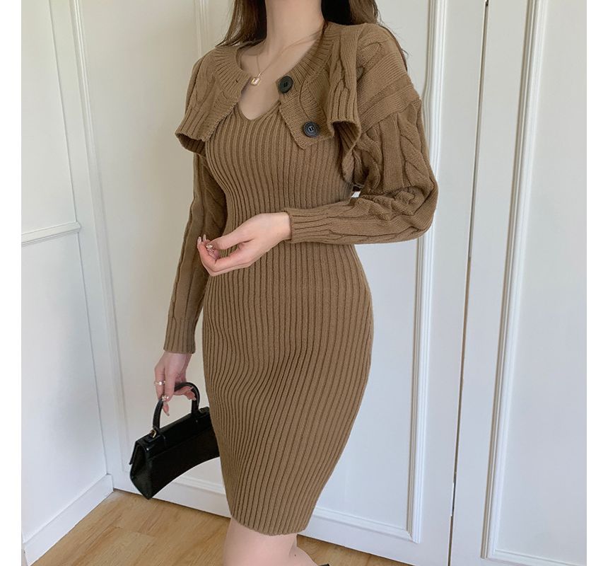 Cardigan Cropped Plain