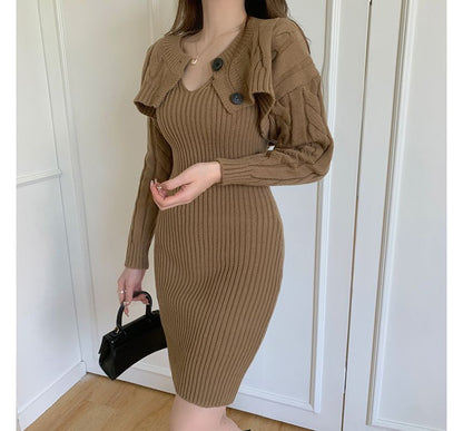 Cardigan Cropped Plain