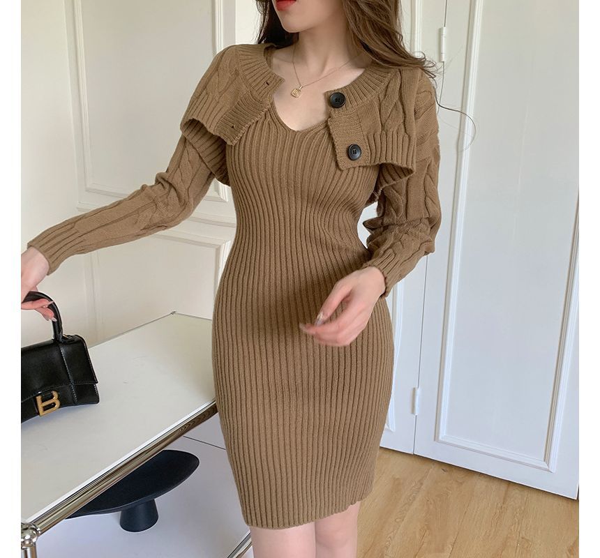 Cardigan Cropped Plain