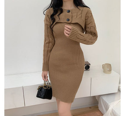 Cardigan Cropped Plain