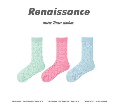 Set of 3 Pairs: Patterned Socks