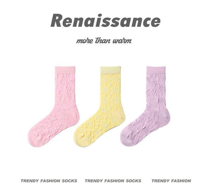 Set of 3 Pairs: Patterned Socks