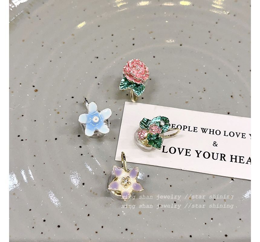 Floral 4: (Various Set of Designs) Alloy Earring