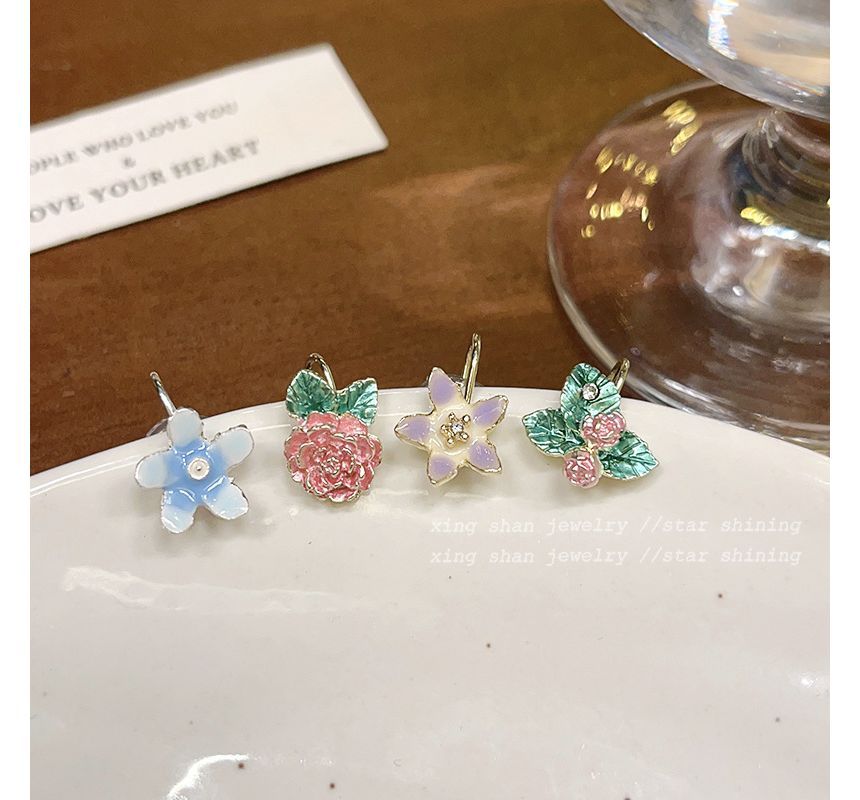 Floral 4: (Various Set of Designs) Alloy Earring