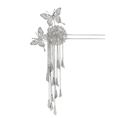 Butterfly Fringed Alloy Hair Stick