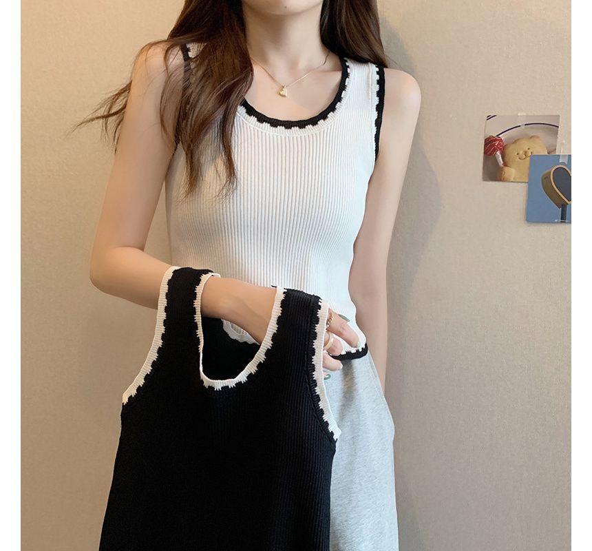 Tank Contrast Trim Top