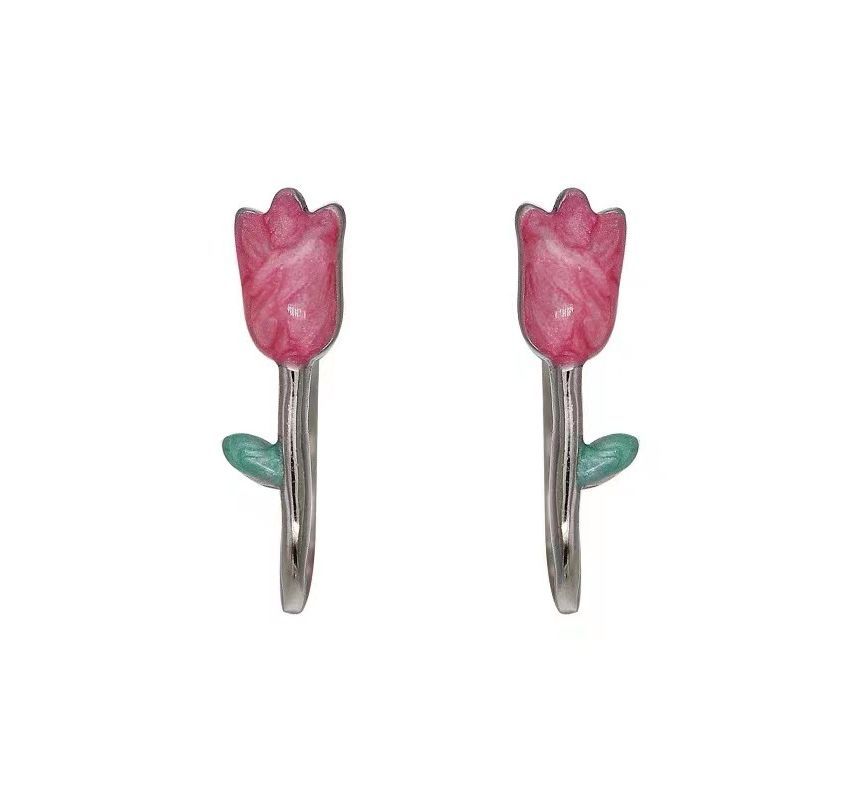 Tulip Glaze Alloy Stud Earring