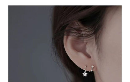 Star Spiral Alloy Stud Earring