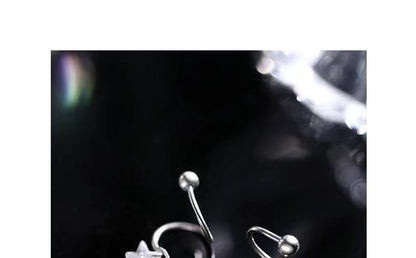 Star Spiral Alloy Stud Earring