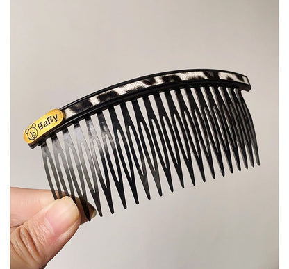 Faux Leather / Acrylic Hair Comb (Various Designs)