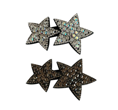 Star Rhinestone Alloy Hair Clip