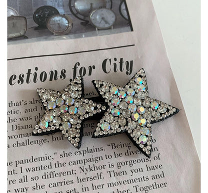 Star Rhinestone Alloy Hair Clip