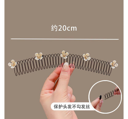 Acrylic Alloy Hair Comb (Various Designs)