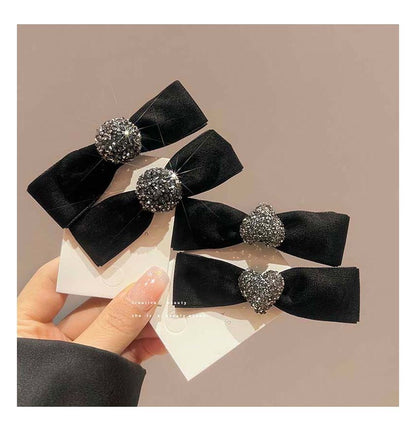 Bow Velvet Hair Clip (Various Designs)