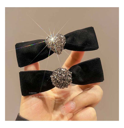 Bow Velvet Hair Clip (Various Designs)