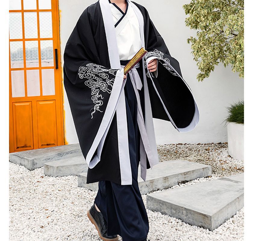 Cloud Embroidered Hanfu Costume Set