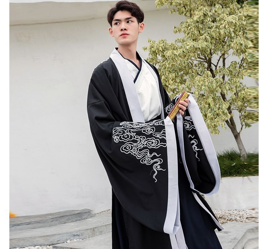 Cloud Embroidered Hanfu Costume Set