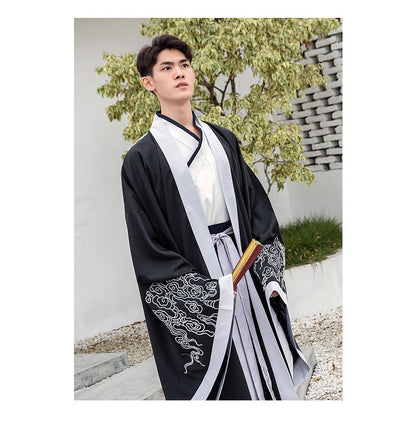 Cloud Embroidered Hanfu Costume Set