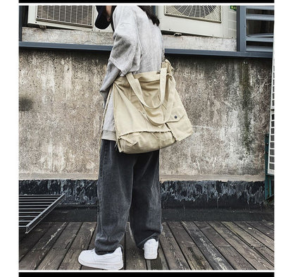 Bag Multi-Pocket Crossbody Frayed