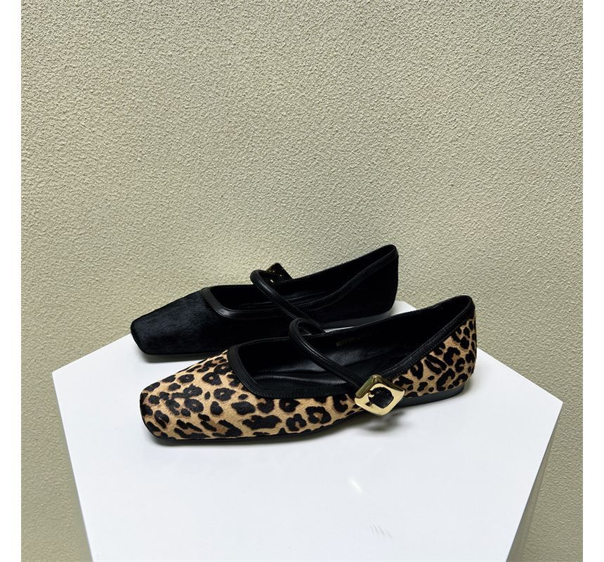 Chaussures Mary Jane à bout carré