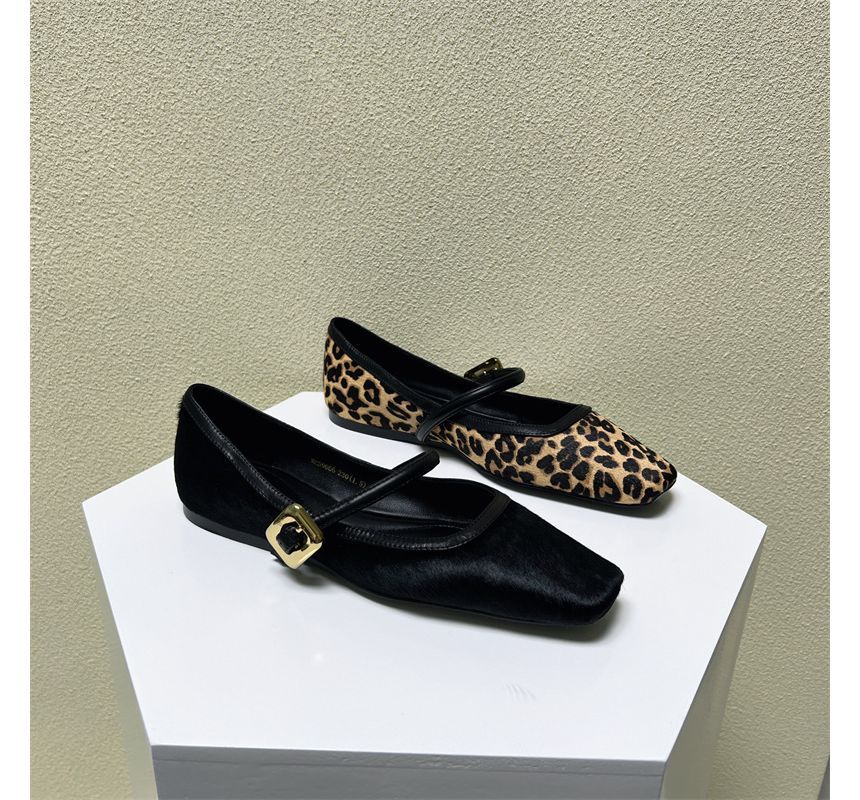 Chaussures Mary Jane à bout carré