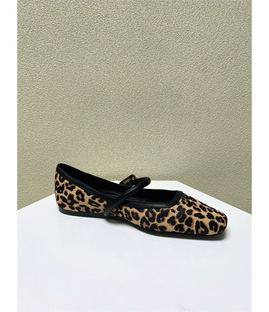 Chaussures Mary Jane à bout carré