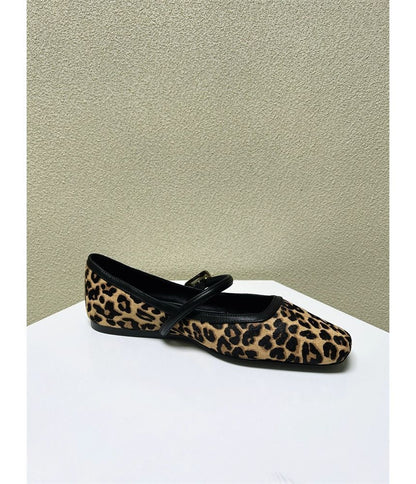 Chaussures Mary Jane à bout carré