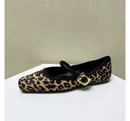 Chaussures Mary Jane à bout carré