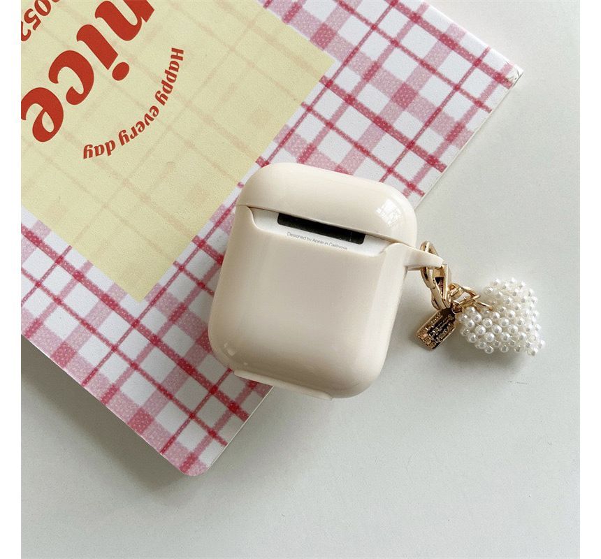 AirPods Skin Earphone Case Pro Pearl Faux Bow /