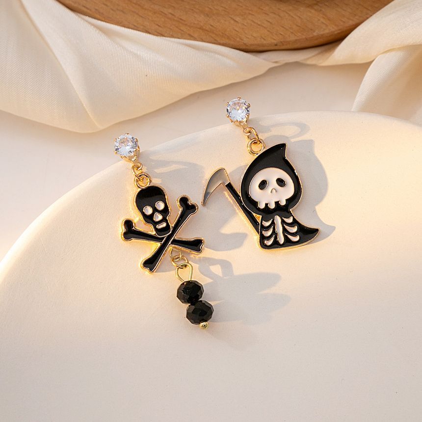 Halloween Glaze Alloy Drop Earring