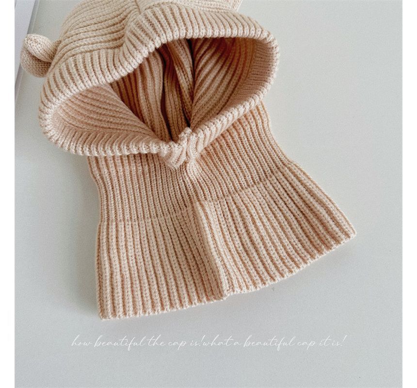 Bear Ear Plain Balaclava