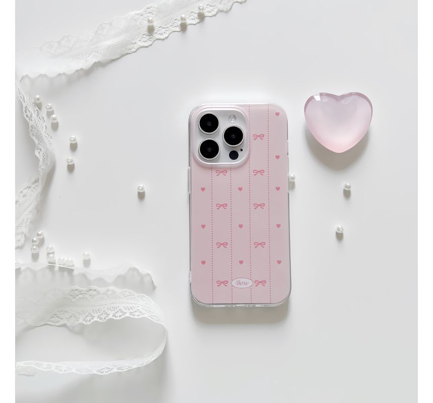 Bow Phone Case / Heart Phone Stand