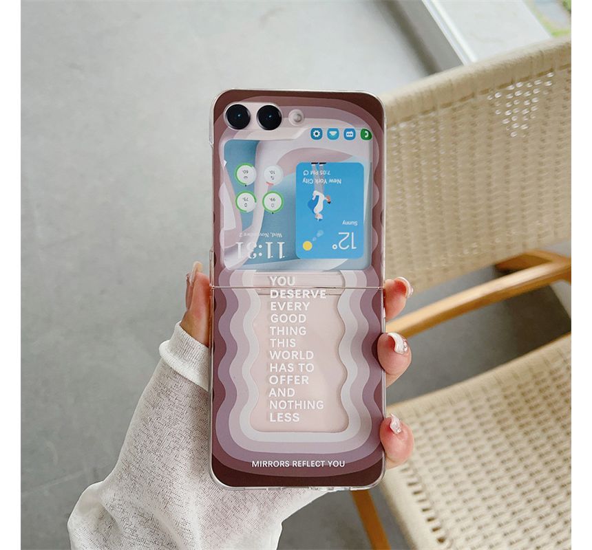 Wavy Lettering Phone Case