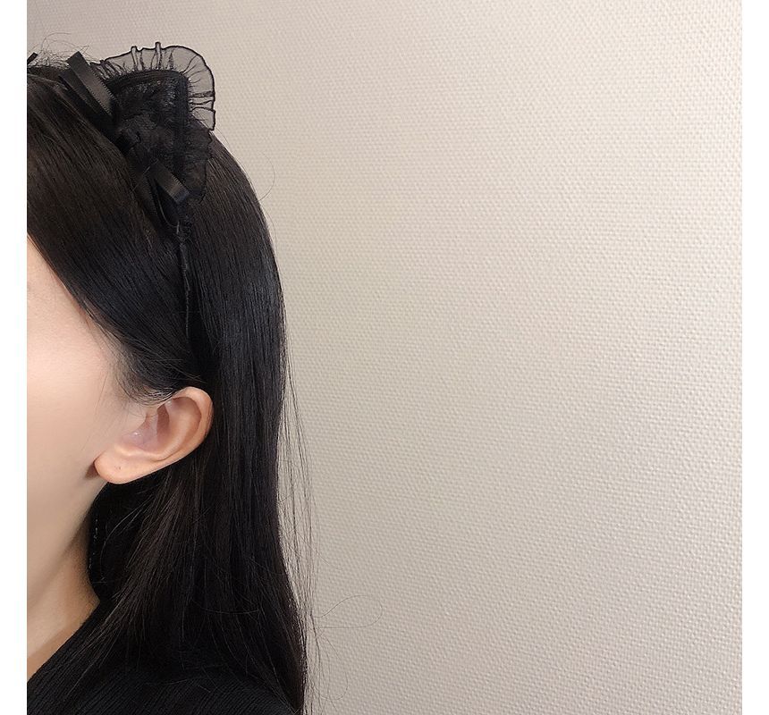 Headband Lace Cat Ear