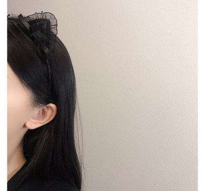 Headband Lace Cat Ear