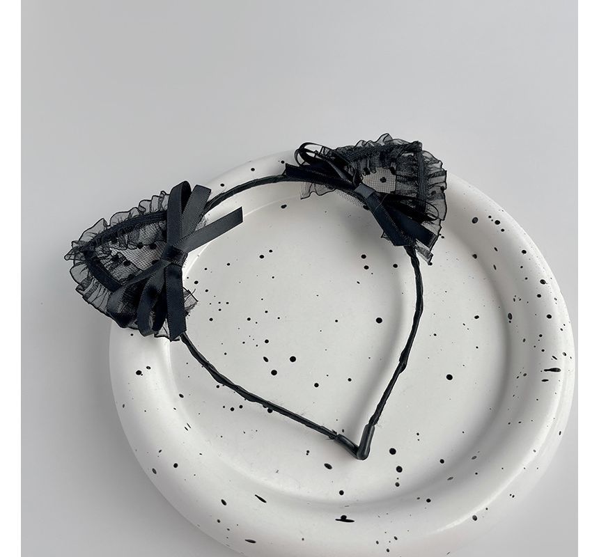 Headband Lace Cat Ear