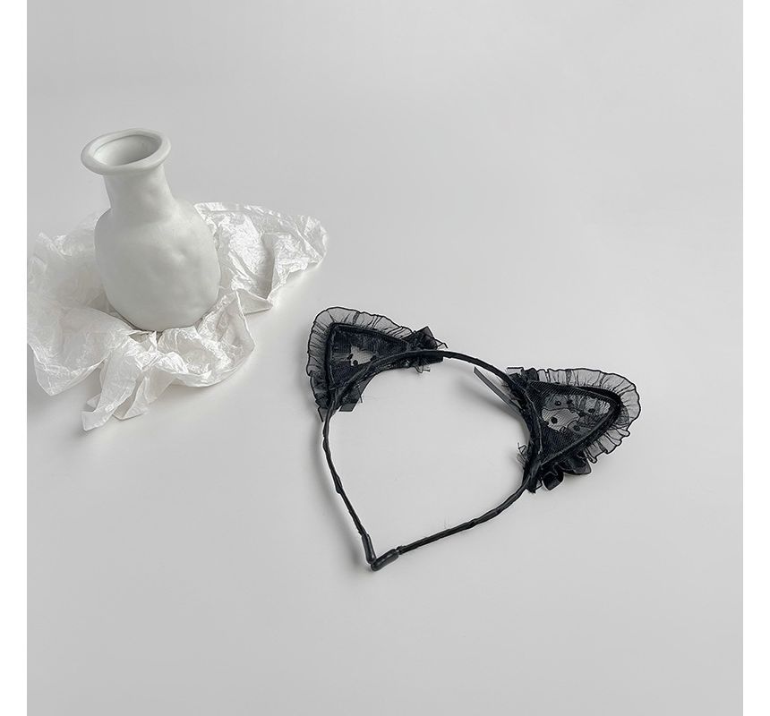 Headband Lace Cat Ear