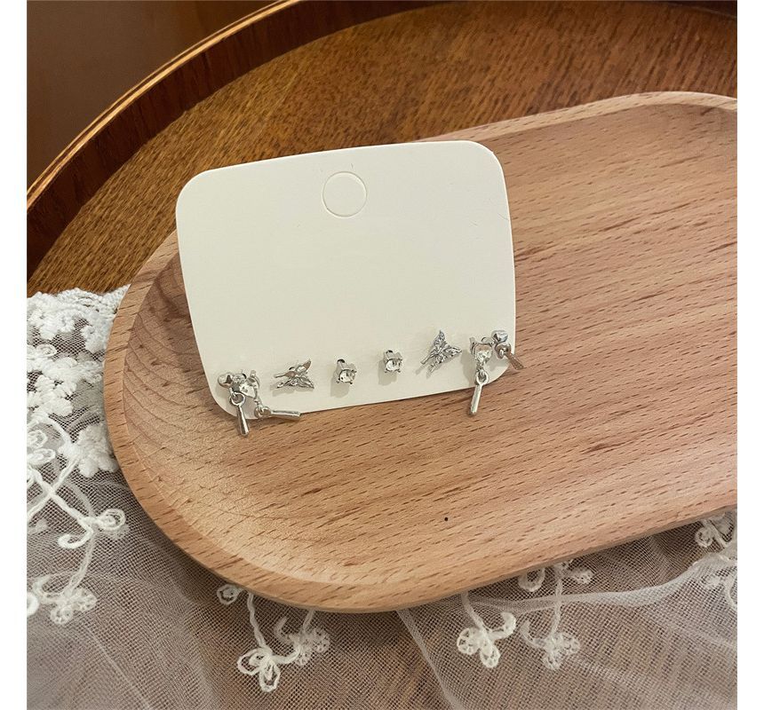 Set Stud Rhinestone Ear 6: of